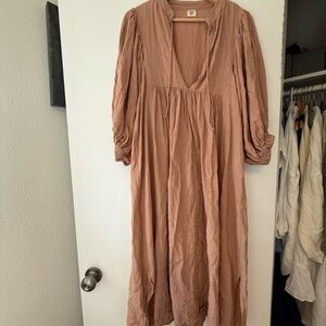 Opia Women's Long Sleeve Dress in Soft Pink